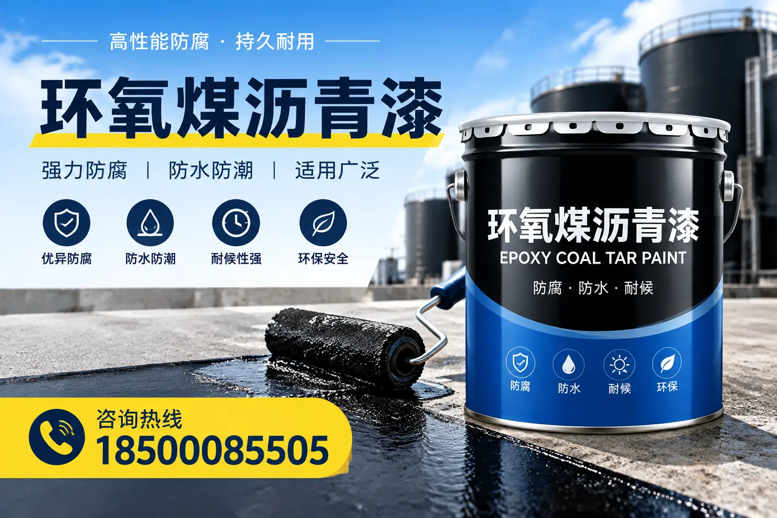 选择环氧煤沥青漆的五大理由,池州客户必知